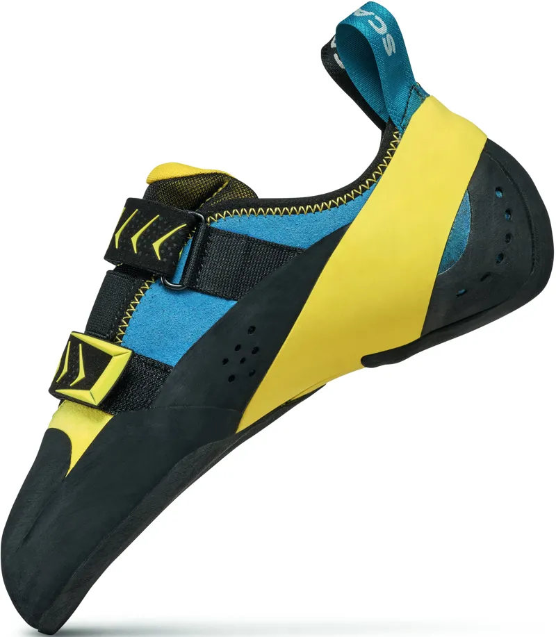 Scarpa Vapour V Climbing Shoes - Ocean-Yellow-3